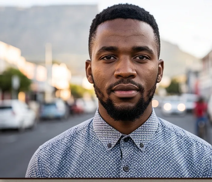Kagiso from Cape Town, smiling